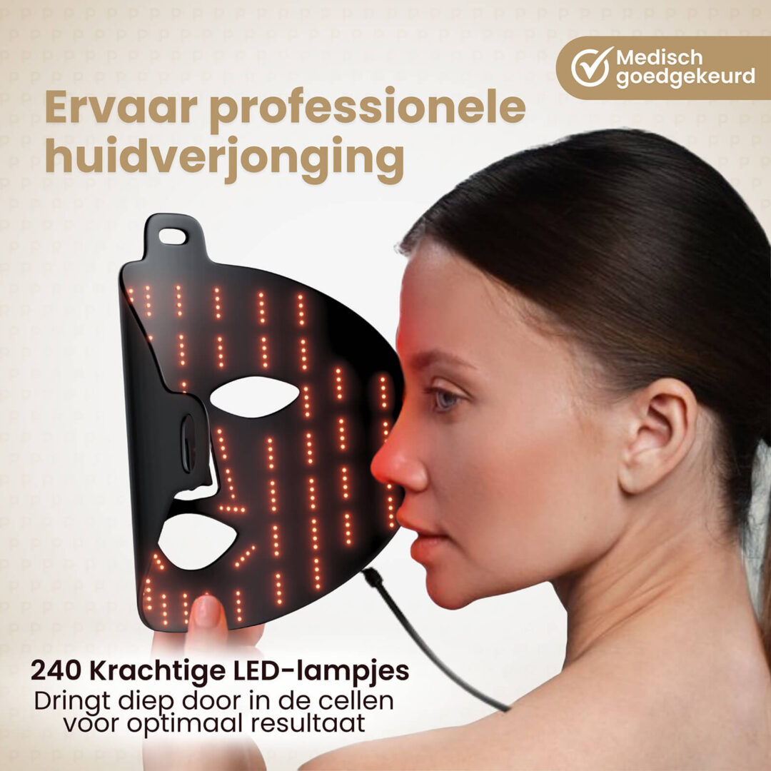 LED Illuminated Face Mask, Rechargeable LED Mask with Gesture Recognition Face Changing Modes, 234 LED Lamp Beads Mask Built in 50 Pictures, Suitable for Costume Cosplay Halloween