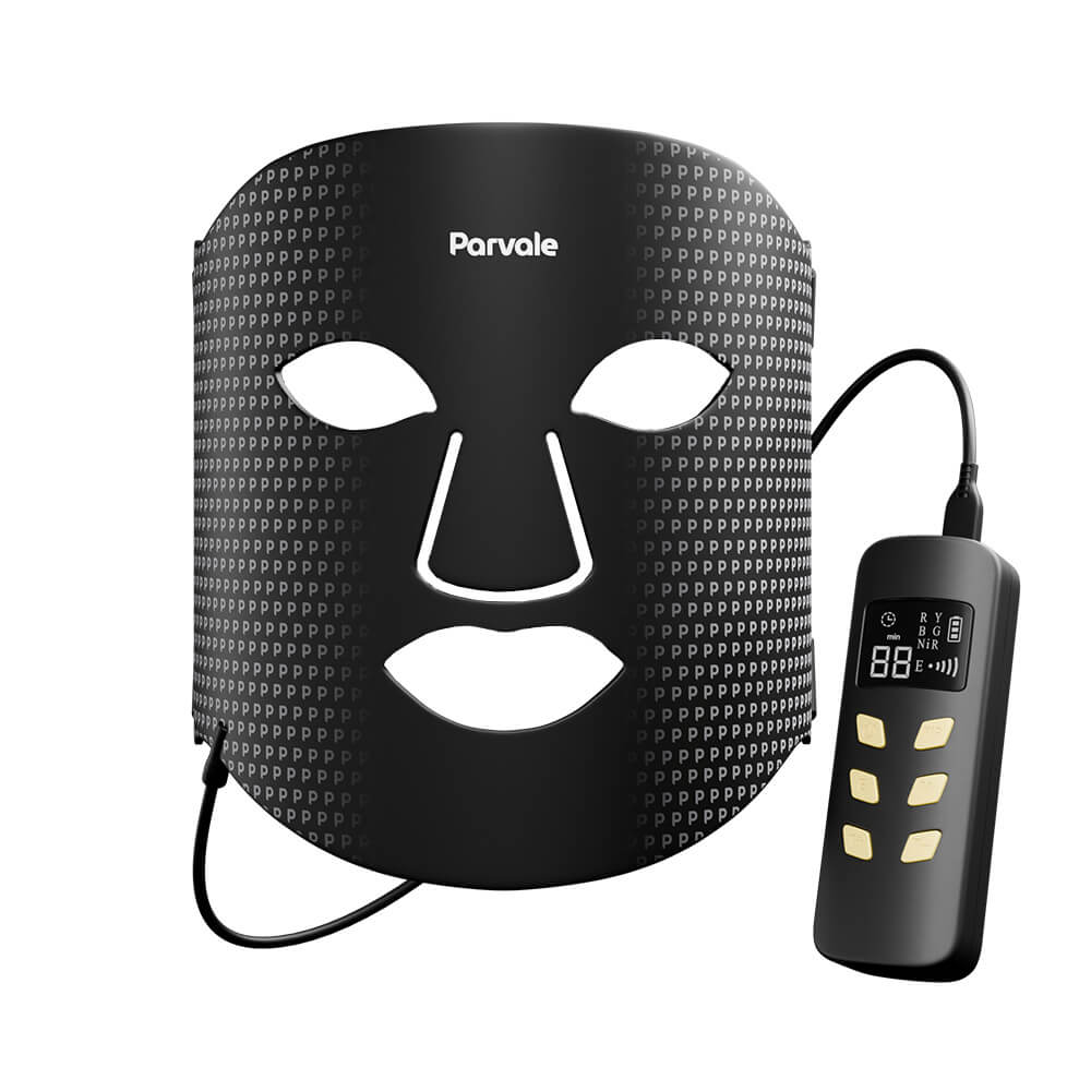 LED Gezichtmasker Zwart